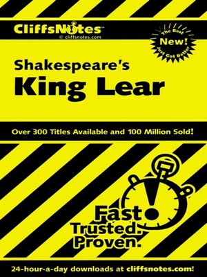 cover image of CliffsNotes on Shakespeare's King Lear